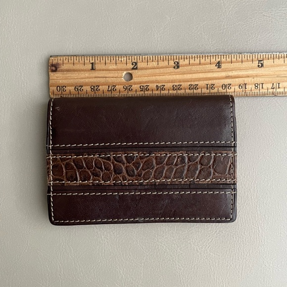 Genova Series Brown Leather Wallet - Picture 6 of 7